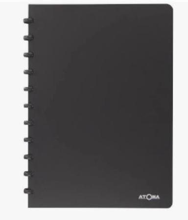 atoma schrift 210 x 297 mm pp comm geruit zwart