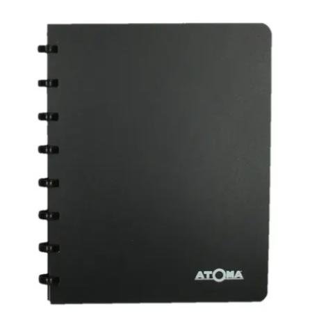 atoma schrift 165 x 210 mm pp gelijnd zwart
