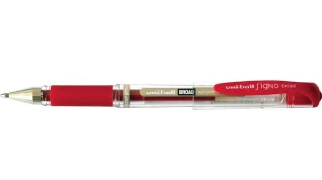 roller uniball signo broad rood 1 mm