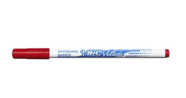 witbordstift bic velleda 1721 fijn rood