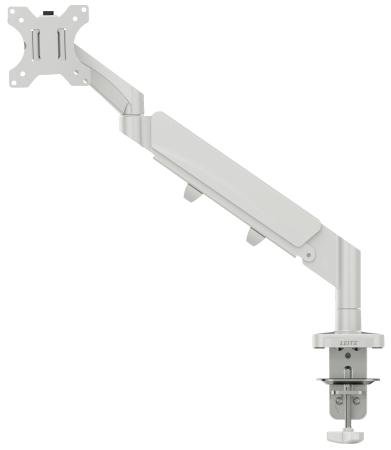 Monitorarm Leitz Ergo enkel 75/100 lichtgrijs