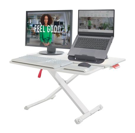 Verhoger zit/sta Leitz Cosy Ergo + toetsenbordlade