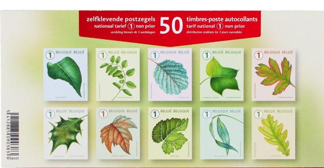 Postzegel nationaal pakje 50 stuks bomen motief