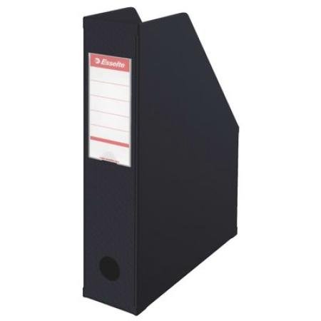 tijdschriftenhouder opvouwbaar A4 70 mm zwart