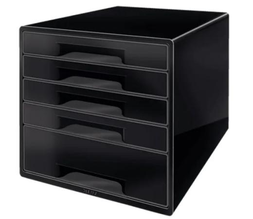 ladenblok Leitz Wow Black 5 laden zwart