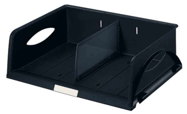 brievenbak sorty 272 x 110 x 370 mm  zwart dwars