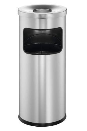 durable afvalbak H 63+ asbak 2 L vlamdovend zilver