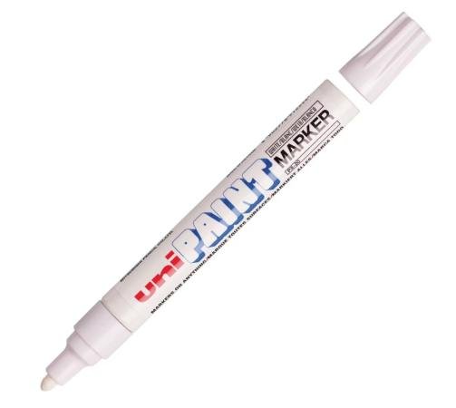 paint marker uniballl 2,5 mm px20 wit
