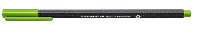 fineliner triplus geelgroen 0.3 mm staedtler
