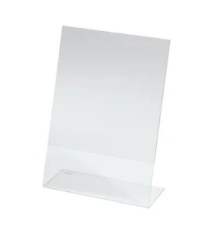 folderhouder A5 148x210  staand met L-voet