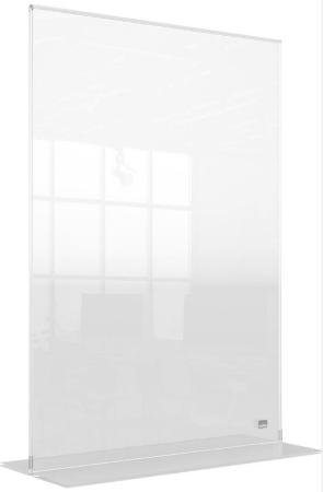 nobo folderhouder op T-voet acryl A5