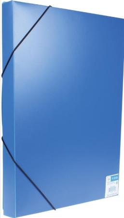 documentbox viquel elastiek A4 pp rug 30 mm blauw