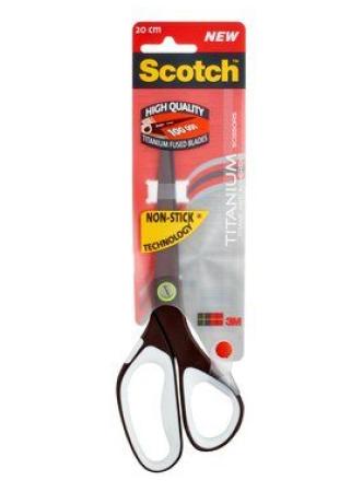 schaar scotch titanium anti-plak 20 cm links+recht
