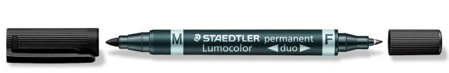 lumocolor permanent duo zwart F & M
