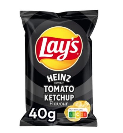 20 zakjes chips Lay's Ketchup 40 gr