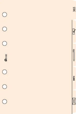 succes standaard tabblad 5 delig papier creme