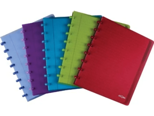 atoma schrift pp + 6 tabs A5  geruit assorti