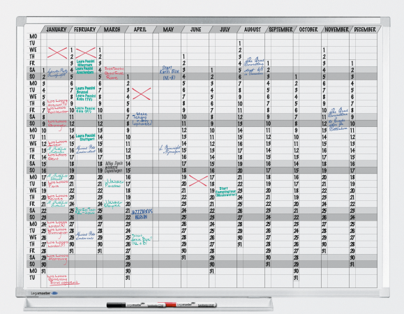 jaarplanner pro lega 365 dagen 90 x 120 cm