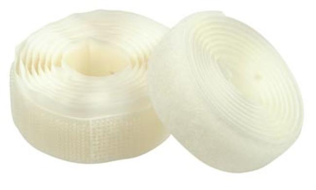  Bouhon klittenband wit 1 m lengte 20 mm breedte