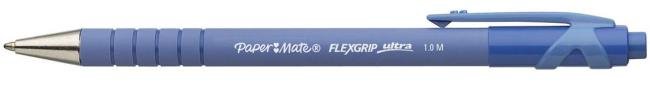 balpen papermate flexgrip ultra medium blauw