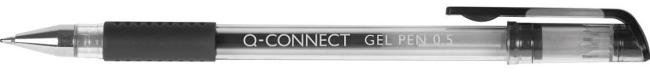 Q-Connect gelroller medium 0.7 mm zwart