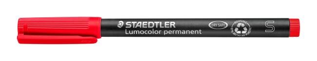 alcoholstift lumocolor 313 extra fijn rood 0.4 mm
