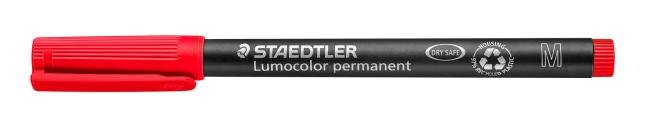 alcoholstift lumocolor OHP 317 rond rood 1 mm