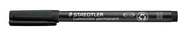 alcoholstift lumocolor OHP 317 rond zwart 1 mm M