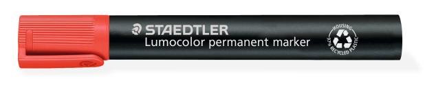alcoholstift lumocolor 350 rood schuine punt 2-5mm
