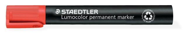 alcoholstift lumocolor 352 rood ronde punt 2 mm