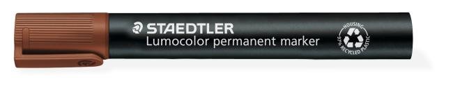 alcoholstift lumocolor 352 bruin ronde punt 2 mm