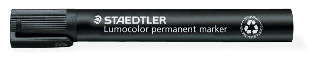 alcoholstift lumocolor 352 zwart ronde punt 2 mm