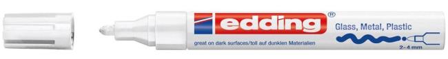 edding glanslak paint marker 750 CR wit 2 - 4 mm
