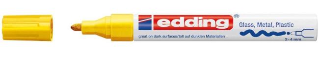 edding paint marker 750 CR geel 2 - 4 mm