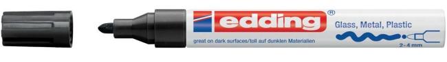edding paint marker 750 CR zwart 2 - 4 mm
