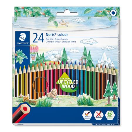 24 kleurpotloden staedtler noris assorti