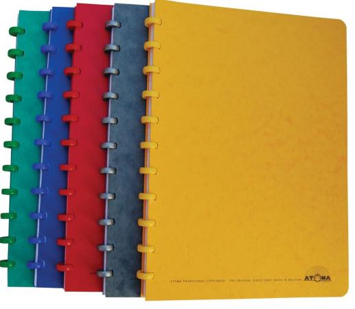 atoma schrift 165 x 210 mm comm geruit karton 72bl