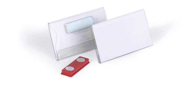 badge durable met magneet 40 x 75 mm