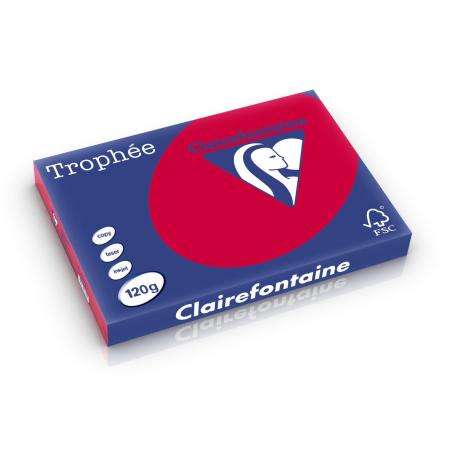 kersenrood 297 x 420 mm 120 gr clairefontaine 1378