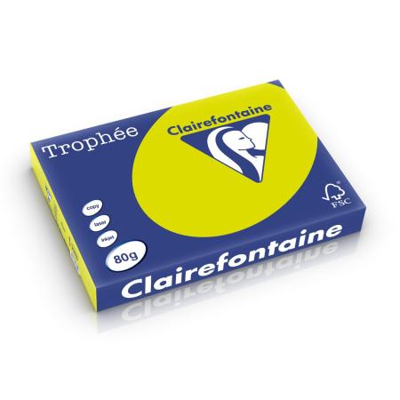 fluo groen 297 x 420 mm 80 gr clairefontaine 2882