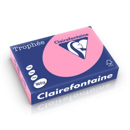 fel roze 210 x 297 mm 160 gr clairefontaine 1013