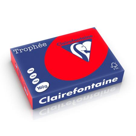 koraalrood 210 x 297 mm 160 gr clairefontaine 1004