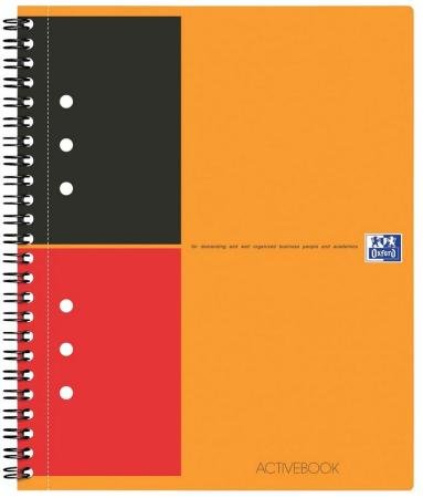oxford int activebook A5+ gelijnd pp oranje