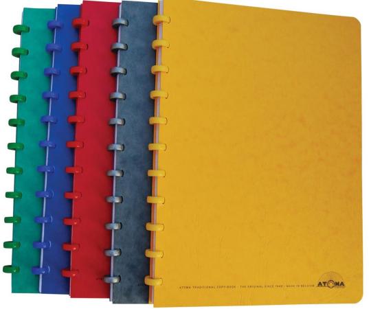 atoma schrift 165 x 210 mm geruit karton 72 blad