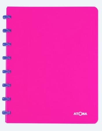 atoma schrift 165 x 210 mm pp comm geruit fluo