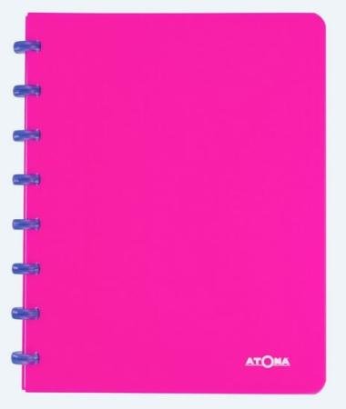 atoma schrift 165 x 210 mm pp gelijnd fluo