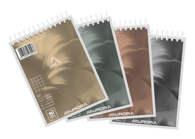notitieboek kopspiraal 105 x 148 mm (A6) geruit