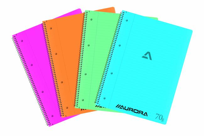 spiraalschrift aur college 210x297 mm gelijnd PP