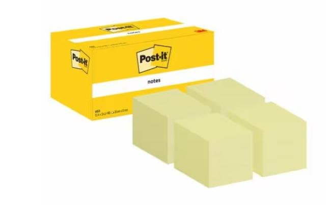 pk 12 classic post-it 38 x 51 mm lichtgeel