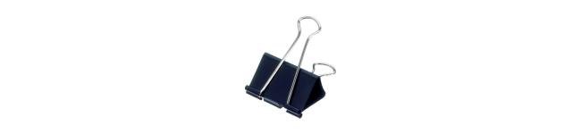12 foldback clips maul 51 x 20 mm zwart